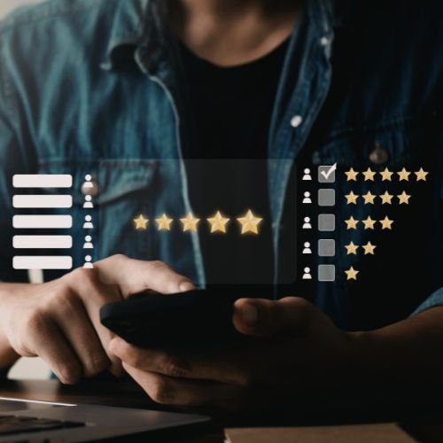 Online reviews and reputation management for local business trust