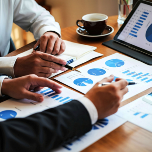 Performance optimization in Pune showing website speed improvement, analytics dashboard, and digital marketing performance metrics